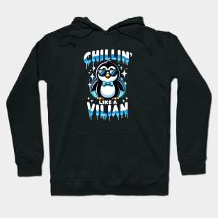 Cool Penguin Cute Funny Design Hoodie